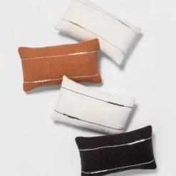 Embroidered Thin Line Lumbar Throw Pillow - Threshold™ -Threshold GUEST 0245abf7 37d9 47bd a3d1 e3736bd654da