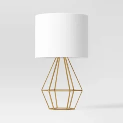 Large Geo Table Lamp Brass - Threshold™ -Threshold GUEST 02bc80c8 8627 44b4 8a7b 2427065ec749 1