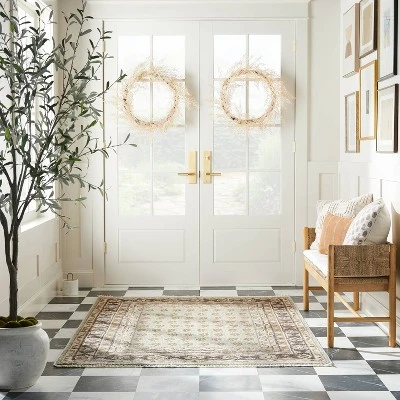 Hand Knotted Rug Ivory - Threshold™ Designed With Studio McGee 3 Hand Knotted Rug Ivory - Threshold™ Designed With Studio McGee
