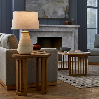 Ceramic Speckled Table Lamp - Threshold™ Designed With Studio McGee 4 Ceramic Speckled Table Lamp - Threshold™ Designed With Studio McGee - Image 2