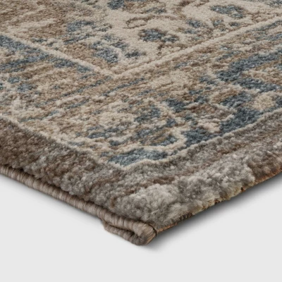 Distressed Persian Woven Rug Brown - Threshold 3 Distressed Persian Woven Rug Brown - Threshold