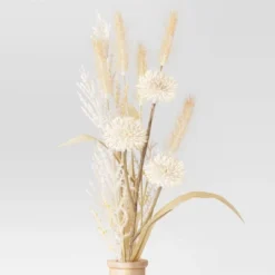 Large Grass Arrangement In Wood Pot - Threshold™ -Threshold GUEST 0f337955 9723 423e 8870 533ac2758a9a