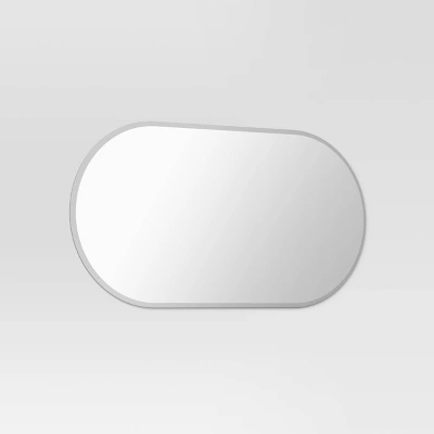 16" X 30" Pill Shape Frameless Mirror - Threshold™ 4 16" X 30" Pill Shape Frameless Mirror - Threshold™ - Image 2