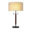 Wood Table Lamp (Includes LED Light Bulb) Black - Threshold™ -Threshold GUEST 1182c02e 253b 409d a07d f15c14cbe3b9
