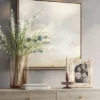 5"x7" Shaped Resin Profile Table Image Frame Beige - Threshold™: Modern Style, Glass, Polyresin -Threshold GUEST 1479644d cbac 4a74 a46d 040ed9afb69d