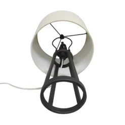 Medium Modern Industrial Assembled Table Lamp Black - Threshold™: UL Listed, Cotton-Linen Shade, Metal Body, No Bulb Included 19 Medium Modern Industrial Assembled Table Lamp Black - Threshold™: UL Listed, Cotton-Linen Shade, Metal Body, No Bulb Included -Threshold GUEST 14d7539a d56e 4388 8479 ad297f165b65