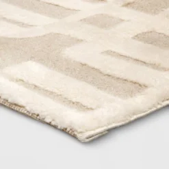 5'x7' High Low Geo Area Rug Ivory - Threshold™ -Threshold GUEST 16b3eeba 0e66 4fde a75c 574b8d6a828d