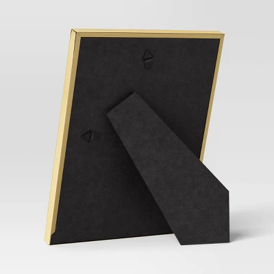 5"x7" Metal Table Picture Frame Plated Brass - Threshold™ 5 5"x7" Metal Table Picture Frame Plated Brass - Threshold™ - Image 3