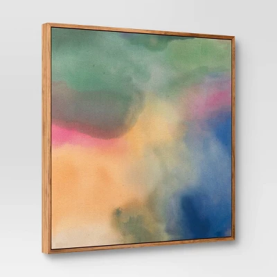 24"x24" Abstract Canvas Framed Art - Threshold™ 4 24"x24" Abstract Canvas Framed Art - Threshold™ - Image 2