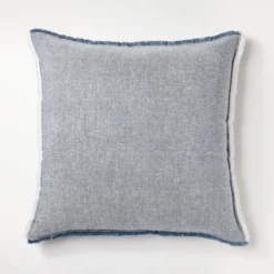 Oversized Reversible Linen Square Throw Pillow With Frayed Edges - Threshold™ Designed With Studio McGee -Threshold GUEST 203bd06b aca7 4221 8c6f 8e72bb86ebc1