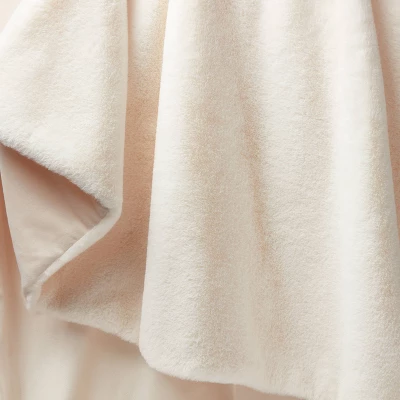 Faux Rabbit Fur Throw Blanket - Threshold™ 5 Faux Rabbit Fur Throw Blanket - Threshold™ - Image 3