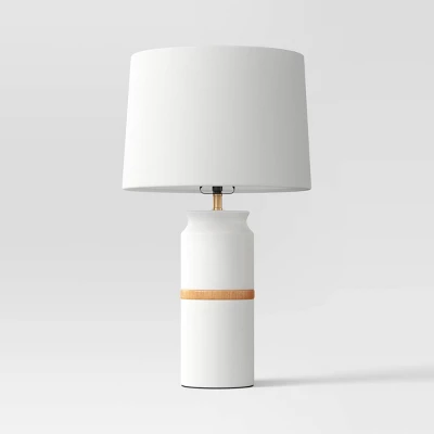 Ceramic And Wood Table Lamp (Includes LED Light Bulb) - Threshold™ 6 Ceramic And Wood Table Lamp (Includes LED Light Bulb) - Threshold™ - Image 4
