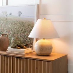 Medium Faux Wood Table Lamp Brown - Threshold™ Designed With Studio McGee 14 Medium Faux Wood Table Lamp Brown - Threshold™ Designed With Studio McGee -Threshold GUEST 25e7041f 31b4 4373 a17b 76f1656786f8