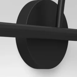 3-Light Industrial Glass Chandelier Matte Black - Threshold™ -Threshold GUEST 269cd421 0431 4ffe 8ba3 d5444f85e001