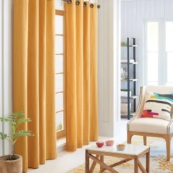 1pc Light Filtering Solid Window Curtain Panel - Threshold™ 7 1pc Light Filtering Solid Window Curtain Panel - Threshold™ -Threshold GUEST 27118ba3 8d64 4798 9af3 969881876f14