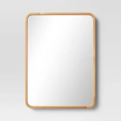 22" X 30" Rounded Corner Wood Wall Mirror - Threshold™ 12 22" X 30" Rounded Corner Wood Wall Mirror - Threshold™ -Threshold GUEST 2825b806 598b 4f63 b5bc 67a80e9b7309