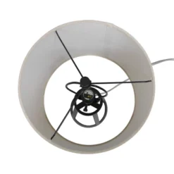 Medium Modern Industrial Assembled Table Lamp Black - Threshold™: UL Listed, Cotton-Linen Shade, Metal Body, No Bulb Included 18 Medium Modern Industrial Assembled Table Lamp Black - Threshold™: UL Listed, Cotton-Linen Shade, Metal Body, No Bulb Included -Threshold GUEST 283dd34d 2945 41f9 9c13 57843643afee