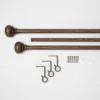 Wood Knob Curtain Rod - Threshold 1 Wood Knob Curtain Rod - Threshold -Threshold GUEST 2e209489 976f 4d33 b602 6d21c3ba4bf3