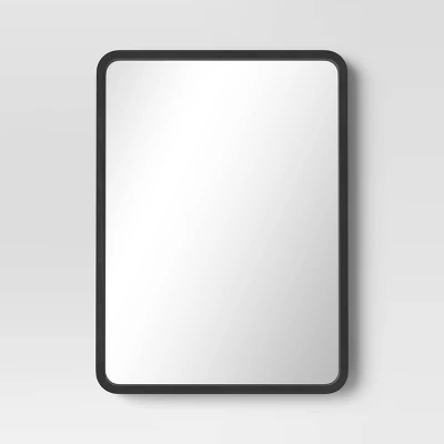 22" X 30" Rounded Corner Wood Wall Mirror - Threshold™ 6 22" X 30" Rounded Corner Wood Wall Mirror - Threshold™ - Image 4