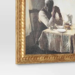 20" X 16" The Thankful Poor By Henry Ossawa Tanner Vintage Framed Wall Cotton Canvas Gold - Threshold™ -Threshold GUEST 323db025 289f 490e 9753 d74ddd454148