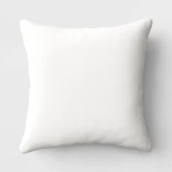 Textural Solid Square Throw Pillow Ivory - Threshold™ -Threshold GUEST 3490e411 a74e 4f3a ae02 82d6a03175e3