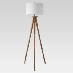 Oak Wood Tripod Floor Lamp Dark Brown - Threshold™ 23 Oak Wood Tripod Floor Lamp Dark Brown - Threshold™ -Threshold GUEST 35d9bf1b 7636 4291 92cf a74dbbfc9517