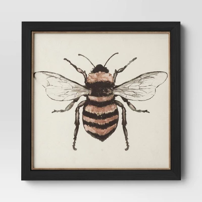 (3pk) 12" X 12" Bees Framed Wall Canvases - Threshold™ 6 (3pk) 12" X 12" Bees Framed Wall Canvases - Threshold™ - Image 4