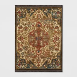 Floral Woven Medallion Persian Rug - Threshold 13 Floral Woven Medallion Persian Rug - Threshold -Threshold GUEST 3eb86cbc 044a 4e0d ad92 c20f1928d94e