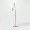 Adjustable Floor Lamp Brass Iron With Pleated Shade - Threshold™ Designed With Studio McGee 1 Adjustable Floor Lamp Brass Iron With Pleated Shade - Threshold™ Designed With Studio McGee -Threshold GUEST 4554f117 11af 4fa9 8548 5c44ccc13bee