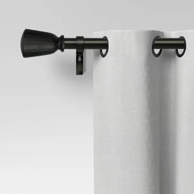 Chiseled Cone Curtain Rod - Threshold™ 3 Chiseled Cone Curtain Rod - Threshold™