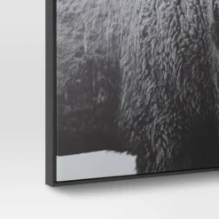 47"x24" Buffalo Wall Canvas Black - Threshold™ -Threshold GUEST 4b5c71ad 74df 4ba6 9995 eaa2fe564aa3