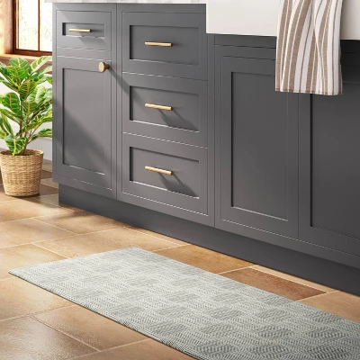 1'6"x5" Rareta Lines Comfort Runner Mat - Threshold™: Skid-Resistant Kitchen Floor Mat, Indoor Use, Abstract Pattern 3 1'6"x5" Rareta Lines Comfort Runner Mat - Threshold™: Skid-Resistant Kitchen Floor Mat, Indoor Use, Abstract Pattern