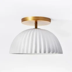 Scalloped Semi-Flush Mount Ceiling Light - Threshold™ Designed With Studio McGee 11 Scalloped Semi-Flush Mount Ceiling Light - Threshold™ Designed With Studio McGee -Threshold GUEST 4db2ffb8 6162 4f4e 857b 3d8bb79181a2