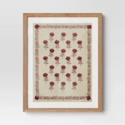 (Set Of 2) 16"x 20" Embroidered Floral Textile Wall Decors Neutrals - Threshold™ 9 (Set Of 2) 16"x 20" Embroidered Floral Textile Wall Decors Neutrals - Threshold™ -Threshold GUEST 4e5a3a23 787e 409a 893b babda9c15a09