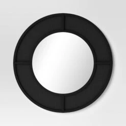 28" Caning Round Wall Mirror - Threshold™ 9 28" Caning Round Wall Mirror - Threshold™ -Threshold GUEST 4f622bac 11fd 4e93 8fba 9776dadc47c4