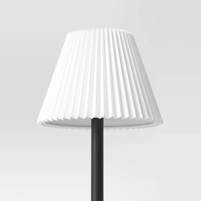 Small Pleated Lamp Shade White - Threshold™: Empire Shape, Cotton/Nylon, 7" H 3 Small Pleated Lamp Shade White - Threshold™: Empire Shape, Cotton/Nylon, 7" H