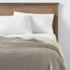 60"x80" Woven Bed Throw Gray - Threshold™ -Threshold GUEST 5589ac7a 402b 4a8d b19e 67828341895f