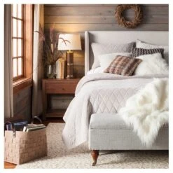 Textured Trim Lamp Shade Cream - Threshold 9 Textured Trim Lamp Shade Cream - Threshold -Threshold GUEST 58a54d05 d4cb 4b3c b95c 141625ff81a9