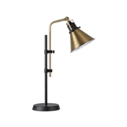Black Metal Adjustable Table Lamp With Bronze Finish - Threshold™: ETL Listed, Metal Shade, 1-Way Socket Switch 7 Black Metal Adjustable Table Lamp With Bronze Finish - Threshold™: ETL Listed, Metal Shade, 1-Way Socket Switch -Threshold GUEST 59f77d6e a5d2 4145 a8c5 2fea13691de9