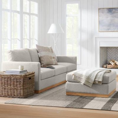 7'x10' Wellsville Handloom Flatweave Stripe Rug Gray - Threshold™ Designed With Studio McGee 3 7'x10' Wellsville Handloom Flatweave Stripe Rug Gray - Threshold™ Designed With Studio McGee