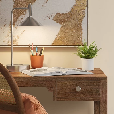 LED Wireless Charging Task Lamp With USB Nickel (Includes LED Light Bulb) - Threshold™ 3 LED Wireless Charging Task Lamp With USB Nickel (Includes LED Light Bulb) - Threshold™