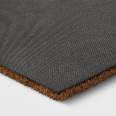 1'6"x2'6" Stay Awhile Coir Doormat Natural - Threshold™ 5 1'6"x2'6" Stay Awhile Coir Doormat Natural - Threshold™ - Image 3