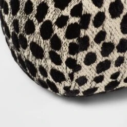 Bolster Jacquard Leopard Decorative Throw Pillow Black/Natural - Threshold™ -Threshold GUEST 6634146b 116e 493b 977c d94a11830960