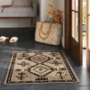 2'x3' Washable Woven Accent Rug Black/Tan - Threshold™ 2 2'x3' Washable Woven Accent Rug Black/Tan - Threshold™ -Threshold GUEST 68ec4c11 ddb7 4cb0 9873 251b68212f82