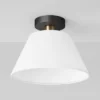 Tapered Flush Mount Ceiling Light Black/Brass - Threshold™ 1 Tapered Flush Mount Ceiling Light Black/Brass - Threshold™ -Threshold GUEST 6916b83e f241 458c aa8c 28022fa444b1