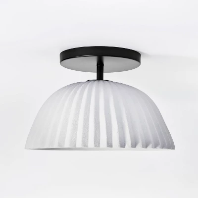 Scalloped Semi-Flush Mount Ceiling Light - Threshold™ Designed With Studio McGee 6 Scalloped Semi-Flush Mount Ceiling Light - Threshold™ Designed With Studio McGee - Image 4