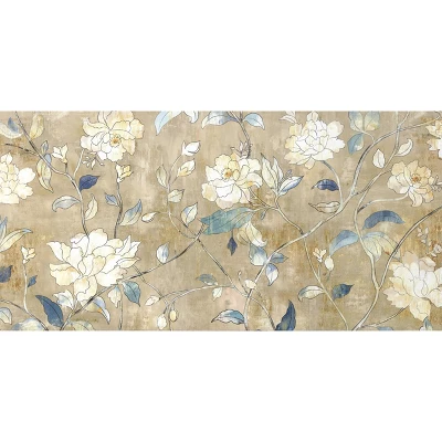 47.24" X 23.62" Floral Unframed Canvas - Threshold™ 4 47.24" X 23.62" Floral Unframed Canvas - Threshold™ - Image 2