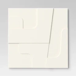 (Set Of 4) 12" X 12" 3D Decorative Graphic Tiles White - Threshold™ -Threshold GUEST 6c1b35a6 25db 4527 9b31 c6b908d69152