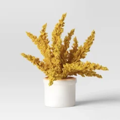 Goldenrod Artificial Plant Arrangement In Ceramic Pot - Threshold™ -Threshold GUEST 6f7ff42e 4b82 496f aa1d f99e4419731e