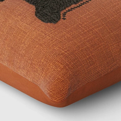 Oversize Boo Tufted Woven Cotton Lumbar Halloween Throw Pillow - Threshold™ 5 Oversize Boo Tufted Woven Cotton Lumbar Halloween Throw Pillow - Threshold™ - Image 3